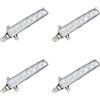 No 4X Car 6 LED 6000K Luce Di Marcia Diurna DRL Trasparente 9677409380 96774092171