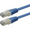 ROLINE Cavo patch ROLINE Cat. 6 (Classe E), PoE, S/FTP (PiMF), blu, 10 m