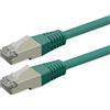 ROLINE Cavo patch ROLINE Cat.6 (Classe E), PoE, S/FTP (PiMF), verde, 15 m