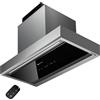 KOMPATIC Cappa Aspirante da Incasso Kompatic Yara 60 KPYR60BIS, 60 cm, 800 m³/h, Classe A+, Gesture e Touch, Telecomando, No Drip, LED Regolabile, Acciaio Inox (Acciaio inox, 60 cm)