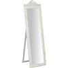 Biscottini Specchio da terra camera da letto L40,5xPR4,5xH140,5 cm - Specchiera da terra con cornice in legno - Specchio lungo da terra