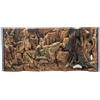 WYSKONT Acquario Sfondo 3D Corfù - Acquario Sfondo - Accessori per acquari - Sfondo - Acquario Deco - 97x45 cm all'acquario 100x50 cm - Colore Marrone - Acquario Grande