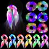 WIYETY Fasce luminose per capelli a LED: 12 pezzi per capelli a LED, scrunchie con 3 modalità di luce, per capelli, per feste, feste in costume, carnevale, feste al neon