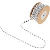Angoily Catena di Sfere in Plastica Argento per Decorazione Matrimonio, Facile Assemblaggio, Stile Versatile per Bricolage e Accessori Gioielli Fai da Te