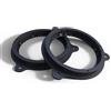 Audioproject A320 - Anelli per altoparlante compatibili con Smart ForTwo - Nissan Micra Juke Qashqai - Dacia Lodgy Sandero Logan Dokker - Renault Kadjar Captur - 165 mm DIN coppia di adattatori