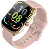 STECEi Smartwatch Uomo Donna, Schermo HD da 1,95'' Orologio Smartwatchcon Effettua/Risposta Chiamate, 112 Sportive Smart Watch con Contapassi/Sonno/Cardiofrequenzimetro, Impermeabile IP68, Rosa