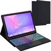 SNOODU Custodia per tastiera per Samsung Galaxy Tab S10 FE+ Plus 13,1 2025: tastiera trackpad retroilluminata a 7 colori per Galaxy Tab S10 FE+ da 13,1 pollici, modalità DEX con un clic, cover rimovibile