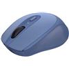 Trust Zaya Mouse Wireless Ricaricabile per Laptop, 800-1600 DPI, 2.4 GHz, Microricevitore USB Riponibile, per Mano Sinistra e Destra, Mouse Senza Fili Compatto per PC, Computer, Mac - Blu