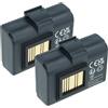 vhbw 2x batteria compatibile con Zebra QLn220HC, QLn320HC, QLN220, QLN320 stampante (2600mAh, 7,4V, Li-Ion)