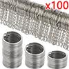 NONE 30mm/25mm/20mm Portachiavi in metallo Set portachiavi Portachiavi Portachiavi antiruggine Portachiavi Chiave per auto Ciondolo diviso
