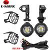 oezrefit E9 Mark Moto LED Fendinebbia Per BMW R1250GS ADV F800GS R 1250 GS LC Yamaha MT07 MT09 Luce Ausiliaria Assemblie
