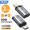 NONE Adattatore USB C OLAF da tipo C a convertitore Lightning femmina per IPhone 15 Xiaomi Samsung Lightning Charger Accessori mobili