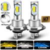 QuYooLy 2 pezzi H7 H1 H8 H9 H11 9005 9006 lampadine a LED HB3 HB4 CSP LED faro super luminoso lampada DRL 6000K bianco 3000K giallo 12000K blu