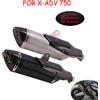 NONE Silenziatore Di Scarico moto Sistemi di Fuga Tubo Collettore Tubo di Collegamento Anteriore Slip On Per Honda X-ADV 750 X ADV750 ADV 2017 2018 - 2023