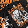 NONE T-shirt unisex Bakugo Katsuki My Hero Academia (MHA) Hero Graphic Anime Regalo per ragazze Tutte le taglie Y2K Top girocollo vestibilità ampia