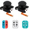Viesrita 1/2PCS effetto Hall Joystick per Switch JoyCon Controller 3D Analogico Stick Sensore Modulo Potenziometro Per Switch Lite Interruttore OLED