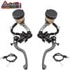 Adelin 14-19mm Moto Montaggio Radiale Cilindro Maestro del Freno Frizione Pompa Idraulica Leva Freno CNC per Honda Yamaha Kawasaki