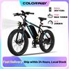 COLORWAY Bicicletta Elettrica COLORWAY per Adulti, Mountain Bike da 26 Pollici, E-bike per Pendolari con Batteria Rimovibile da 36V 15Ah, Display LCD