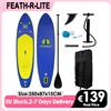 Feath-R-Lite Tavola da Stand Up Paddle Gonfiabile Feath-R-Lite Cruise 350X87X15CM, Super Tavola da Surf Antiscivolo per Sport Acquatici SUP con Accessori