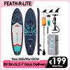 Feath-R-Lite Tavola da Stand Up Paddle Gonfiabile Feath-R-Lite Cruise 350x90x15CM, Super Tavola da Surf Antiscivolo per Sport Acquatici SUP con Accessori