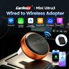 Carlinkit Adattatore Wireless CarlinKit 2 IN 1 per CarPlay e Android Auto, WiFi 5GHz, Box AI per Auto con CarPlay Wireless, per Sistemi Auto Intelligenti, Plug and Play