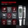 HABOTEST HT631A/B Misuratore di pH Professionale a Penna, Tester di Qualità dell'Acqua, Acidimetro per Acquario, Misuratore di Acidità dell'Acqua