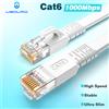 UGOURD Cavo Patch Cat6 Bianco Ultra Leggero e Sottile 1.5mm, 1Gbps, Piatto, Cat 6 1000Mbps, Cavo di Rete LAN RJ45 da 0.5m a 30m per Router