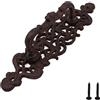 ZONADAH Maniglia per porta in ghisa, 23,5 cm, resistente, stile vintage, porta in legno, maniglia per passaggio, corridoio, armadio, cancello da giardino, capannoni, ante dell'armadio