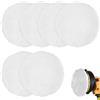 Varenzya 6 Pezzi Lucidanti Lana Agnello Disco, Ø 125 mm Cuffie Per Lucidatrice In Setola Di Lana Di Agnello Per Lucidare Vetro, Cuffia Per Lucidatura, Tamponi Lucidatura Auto Lana, per Lucidare, Levigare, Cera