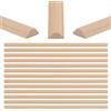OLYCRAFT 25pz 3D Modanatura Decorativa In Legno Cilindro Modanatura Fai Da Te Modanature In Legno 40cm Modanature Decorative In Legni Bobina per Casa Parete Porta Bordo Soffitto Mobile Finestra