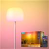 Govee Lantern Lampada da Terra, RGBICWW Lampada LED con Effetto Halo e 100 Scene, Dimmerabile 1000K-10000K e 1400lm, Matter e Alexa Compatibile, 160cm Luci per Soggiorno e Camera da Letto, Bianca