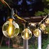 AVANLO Catena luminosa a LED per esterni, 45,7 m, 150FT, per terrazze, esterni, infrangibile, 75 + 3 G40, impermeabile, per giardino, balcone, matrimoni, feste, luci per interni