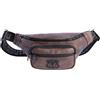 ROUTE 66 - Marsupio Uomo in Pelle Sintetica - Marsupio Uomo Elegante con 2 Tasche Frontali, 3 Scomparti con Cerniera e Tasca Interno con Cerniera, marrone, Marsupio con 3 scomparti, 2 tasche anteriori