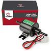 CarBole Pompa Carburante Elettrica 4-7 PSI, HEP-02A, 8mm Ingresso e Uscita | Pompa di Benzina Universale per Diesel e Benzina, Filo di Rame Puro
