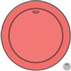 Remo pelle per batteria Colortone Powerstroke 3 Clear Rosso - 20″ - P3-1320-CT-RD