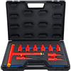 BGS 7131 | Serie di chiavi a bussola per elettricisti | 12,5 mm (1/2) | profilo a T (per Torx) T20 - T55 | 10 pz.