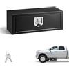 VEVOR Cassetta Porta Attrezzi Sottopianale per Veicoli, Cassapanca Porta Attrezzi 686 x 254 x 254 mm in Acciaio Laminato a Freddo Carico 30 kg per Camion Rimorchio Furgone con Serratura, Colore Nero