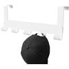 Amig - Appendino per porta - 435 x 172 x 72 mm - Appendino colore Bianco - Realizzato in Acciaio. Mod. CP42
