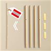 LIONHERZ® Asta per tenda Tipi 172 cm avvitabile di ricambio per tenda per bambini in legno di pino massiccio | asta di legno fai da te | 4 pezzi