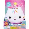 DREAMWORKS GABBY'S DOLLHOUSE Gabby's Dollhouse Festeggiamenti, Peluche Cakey Cat zuccherini per Tutti, Animale di Peluche interattivo da 25 cm con Suoni, Giocattoli per Bambine e Bambini dai 3 Anni in su