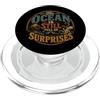Vintage Ocean Mystery Nautical Deep Sea L'oceano è ancora pieno di sorprese Deep Sea Retro PopSockets PopGrip per MagSafe
