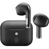 cellularline | CRYSTAL | Auricolari TWS Bluetooth 5.0 Wireless In-Ear con Custodia di Ricarica - Environment Noise Cancelling - Talk Time: 3.5 ore - Ricarica : 1.5 ore - Portata: 10mt - Colore Nero