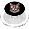 InGENIUS Camicie e regali per il Canada Canada Day Cat Bandiera canadese Pride Occhiali da sole PopSockets PopGrip per MagSafe