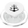 Anker Retro Fischen Reisen Ancora gabbiani mappa del mondo pesca mare PopSockets PopGrip per MagSafe