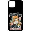 Jimbeels Custodia per iPhone 15 Plus Piccolo gatto grande programma frase ironica retro