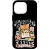 Jimbeels Custodia per iPhone 16 Pro Piccolo gatto grande programma frase ironica retro
