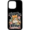 Jimbeels Custodia per iPhone 15 Pro Max Piccolo gatto grande programma frase ironica retro