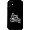Lincoln Motorcycle Patriotic Merch Store Custodia per iPhone 11 Abraham Abe Lincoln Motociclista Americano USA Papà Uomini