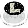 Mystic Celestial Alphabet Monogram Colle Lettera celeste L Sole Luna Vintage Alfabeto PopSockets PopGrip per MagSafe