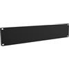 Audibax Pro Rack Panel 2U - Accessorio per pannello rack 2U - Montaggio su armadi rack o server da 19 pollici - Copertura cieca - Compatibilità universale - in acciaio - colore nero